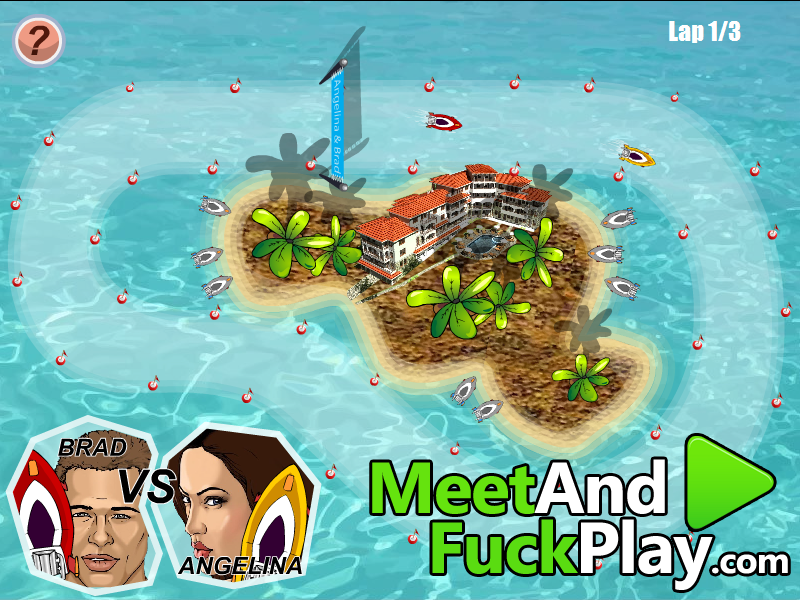 Angelina and Brad Meet and Fuck Game